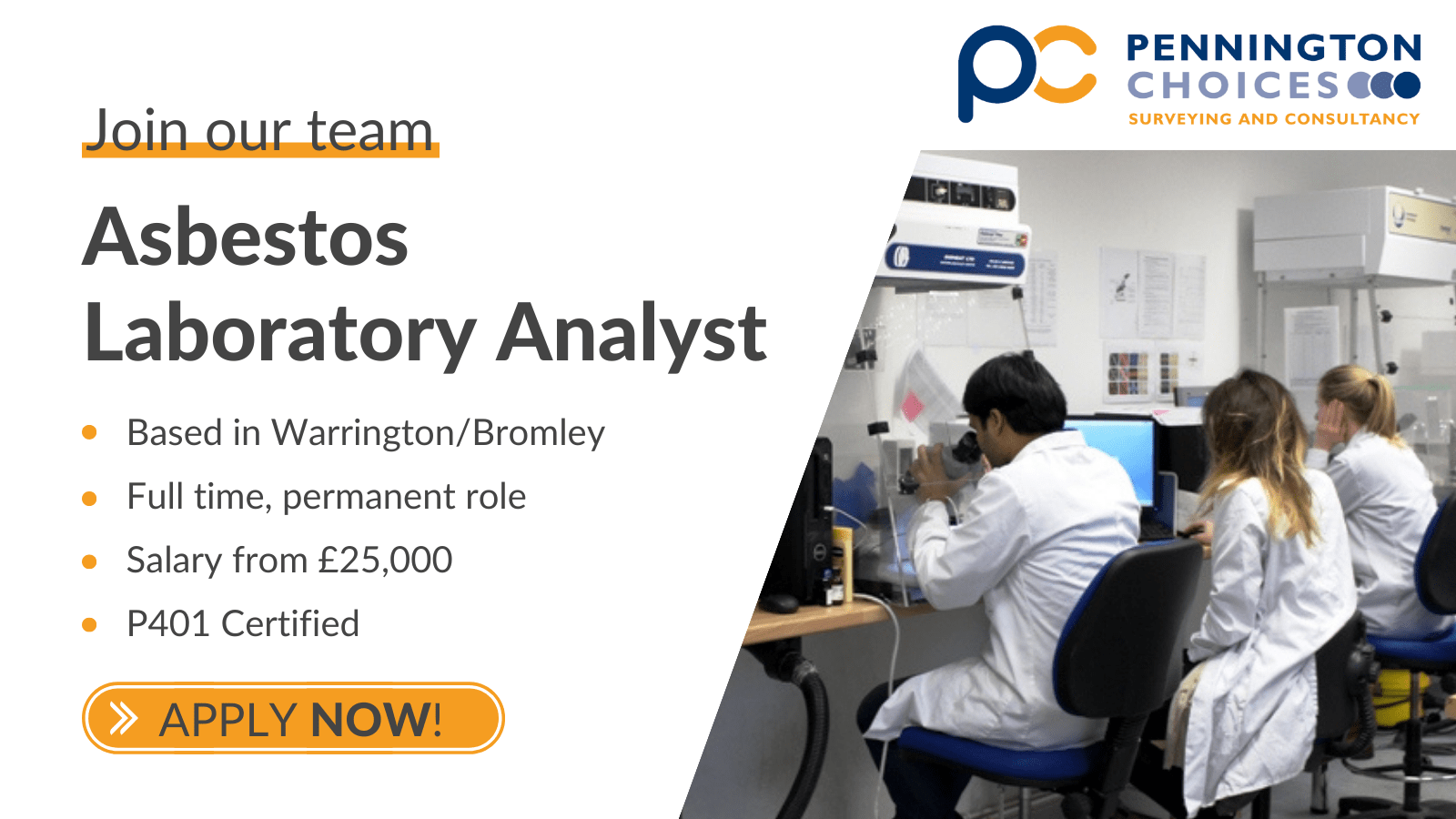 P401 Asbestos Laboratory Analysts Pennington Choices